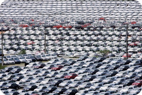 General Motors Parking Lot