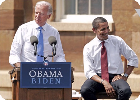 Barack Obama and Joe Biden